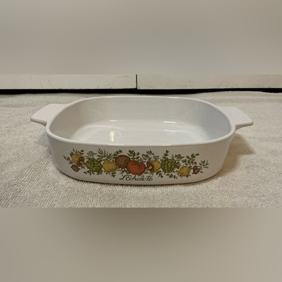 Corningware Other - Vintage Corning Ware A-8-B  L'Echalote Spice of Life Casserole Dish No Lid 8x8